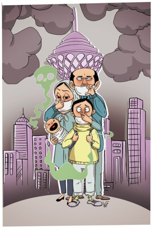 آلودگی هوای ایران: میراثی خاموش که سلامت نسل‌ها را تهدید می‌کند