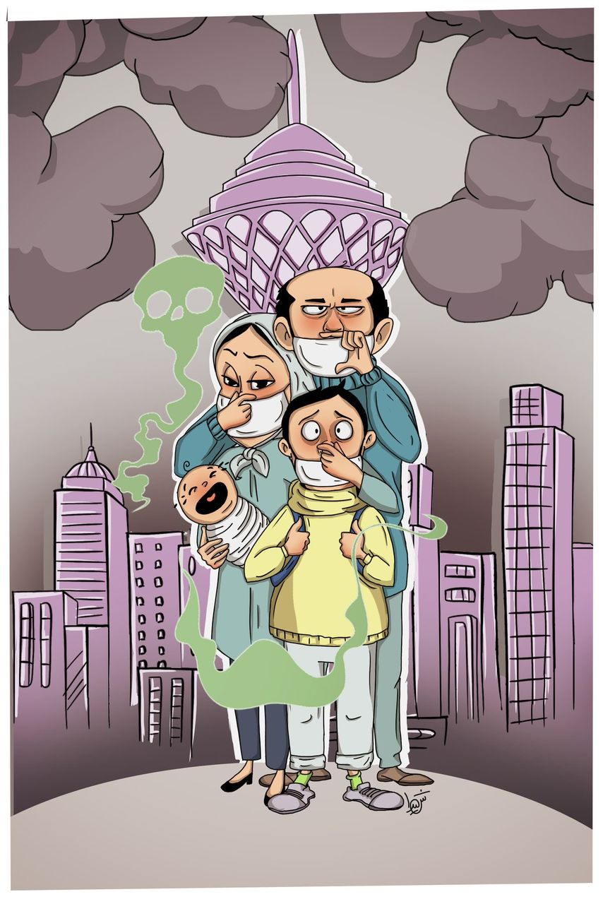 آلودگی هوای ایران: میراثی خاموش که سلامت نسل‌ها را تهدید می‌کند